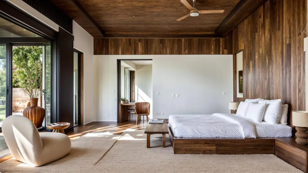 Master Bedroom with walk in closet, ensuite bathroom and amazing ocean views.